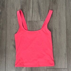 ALO Yoga Candy red Scoop Tank